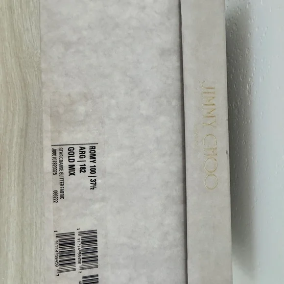 Jimmy Choo Black and Silver Glitter Pointed Toe Stilettos - Picture 8 of 8